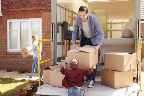 A well-organised selection of sturdy boxes for packing and storage in Wallington