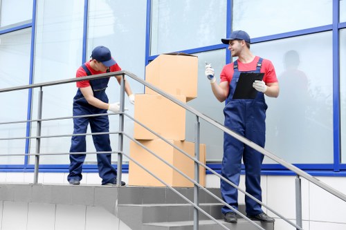 Local home moving service planning for a Wallington property