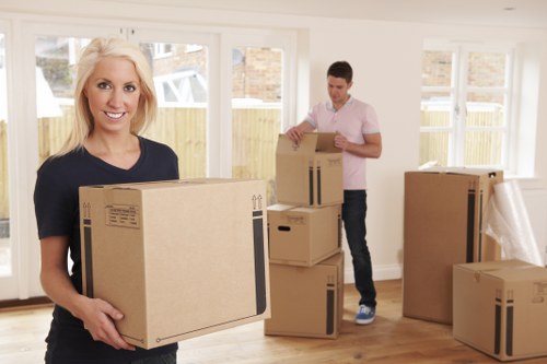 Commercial packing and unpacking support for a Wallington office relocation