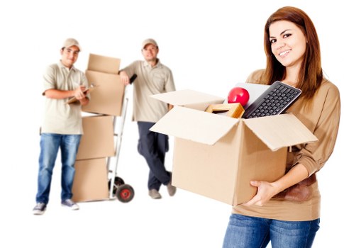 Commercial removals vehicle and packing materials for a Wallington move