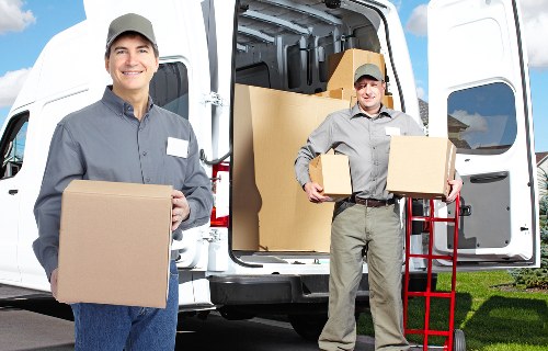 Professional man with van in Wallington helping with flat relocation