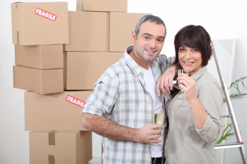Office relocation and careful loading for a Wallington business move